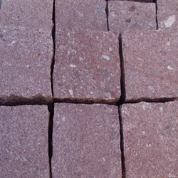 Red Porphyry Cube Stone Natural Split 01 Red Porphyry Cube Stone Natural Split 01