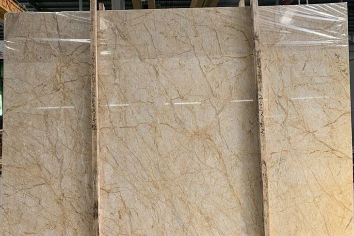 Feather Gold Marble Gangsaw Slab